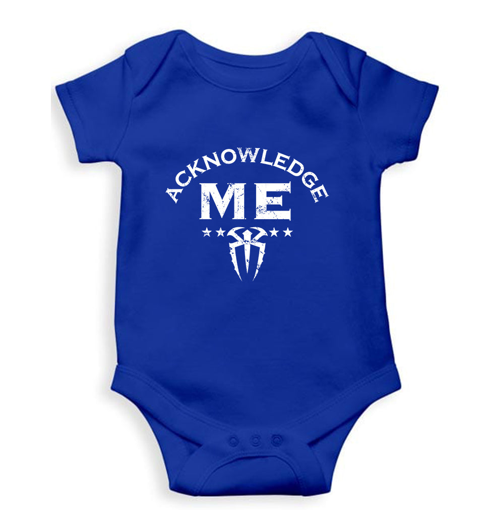 wwe roman reigns acknowledge me Kids Romper For Baby Boy/Girl