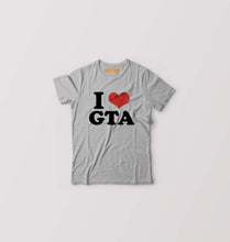 Load image into Gallery viewer, I LOVE GTA T-Shirt for Boy/Girl-Grey-Ektarfa.online
