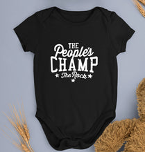 Load image into Gallery viewer, The Rock - The People&#39;s Champ Romper For Baby Boy/Girl-Black-Ektarfa.online
