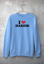 Load image into Gallery viewer, I LOVE HARDIK Sweatshirt for Men/Women
