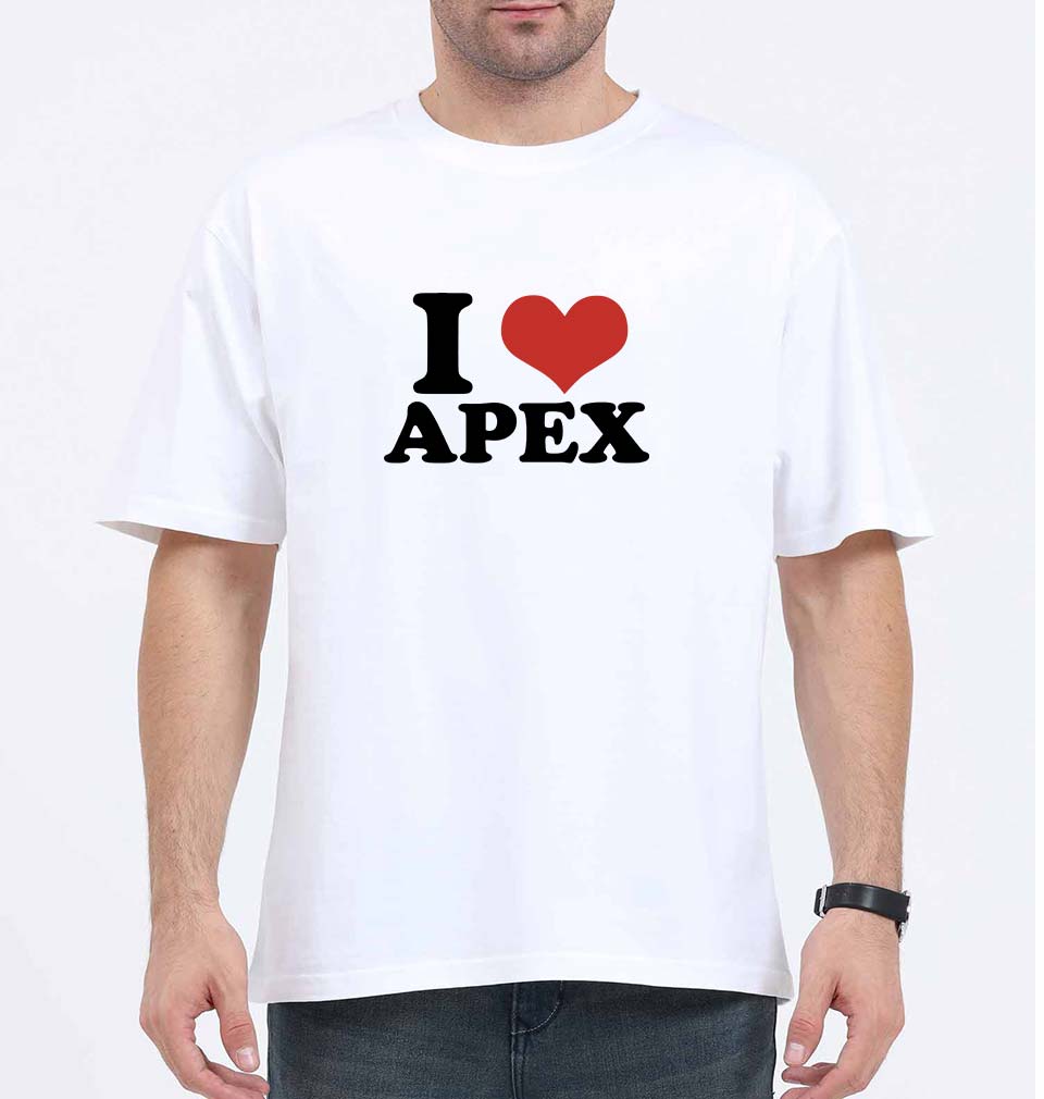 I LOVE APEX Oversized T-Shirt for Men