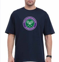Load image into Gallery viewer, wimbledon Oversized T-Shirt for Men-Navy Blue-Ektarfa.online
