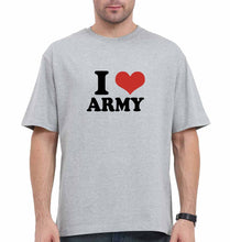 Load image into Gallery viewer, I LOVE ARMY Oversized T-Shirt for Men
