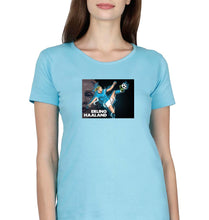 Load image into Gallery viewer, erling haaland T-Shirt for Women-SkyBlue-Ektarfa.online
