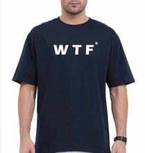 Load image into Gallery viewer, WTF Oversized T-Shirt for Men-Navy Blue-Ektarfa.online
