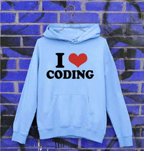Load image into Gallery viewer, I LOVE CODING Hoodie for Men/Women
