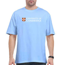 Load image into Gallery viewer, Cambridge University Oversized T-Shirt for Men-Baby Blue-Ektarfa.online
