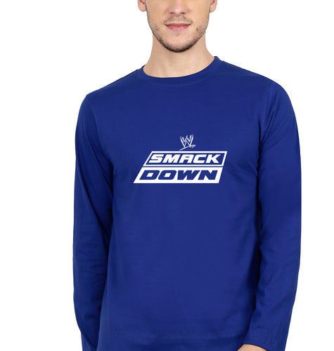 smackdown Full Sleeves T-Shirt for Men (Copy) (Copy)-royal blue-Ektarfa.online