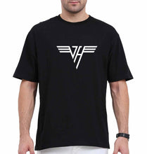 Load image into Gallery viewer, van halen Oversized T-Shirt for Men-Black-Ektarfa.online
