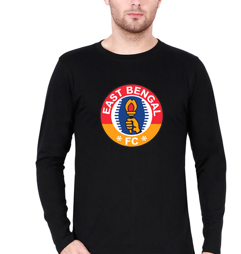 East Bengal FC Full Sleeves T-Shirt for Men-Black-Ektarfa.online