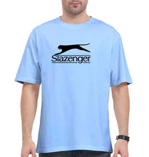 Load image into Gallery viewer, Slazenger Oversized T-Shirt for Men-Baby Blue-Ektarfa.online
