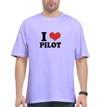 Load image into Gallery viewer, I LOVE PILOT Oversized T-Shirt for Men
