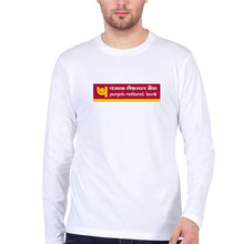 Load image into Gallery viewer, Punjab national bank (PNB) Full Sleeves T-Shirt for Men-White-Ektarfa.online
