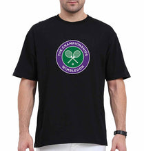 Load image into Gallery viewer, wimbledon Oversized T-Shirt for Men-Black-Ektarfa.online
