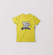 Load image into Gallery viewer, GTA San Kids T-Shirt for Boy/Girl-Yellow-Ektarfa.online
