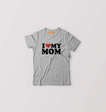 Load image into Gallery viewer, I LOVE MY MOM T-Shirt for Boy/Girl-Grey-Ektarfa.online
