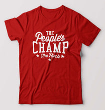 Load image into Gallery viewer, The Rock - The People&#39;s Champ T-Shirt for Men-Red-Ektarfa.online

