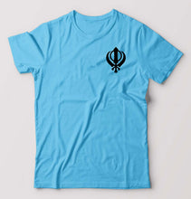 Load image into Gallery viewer, sikh T-Shirt for Men-Light Blue-Ektarfa.online
