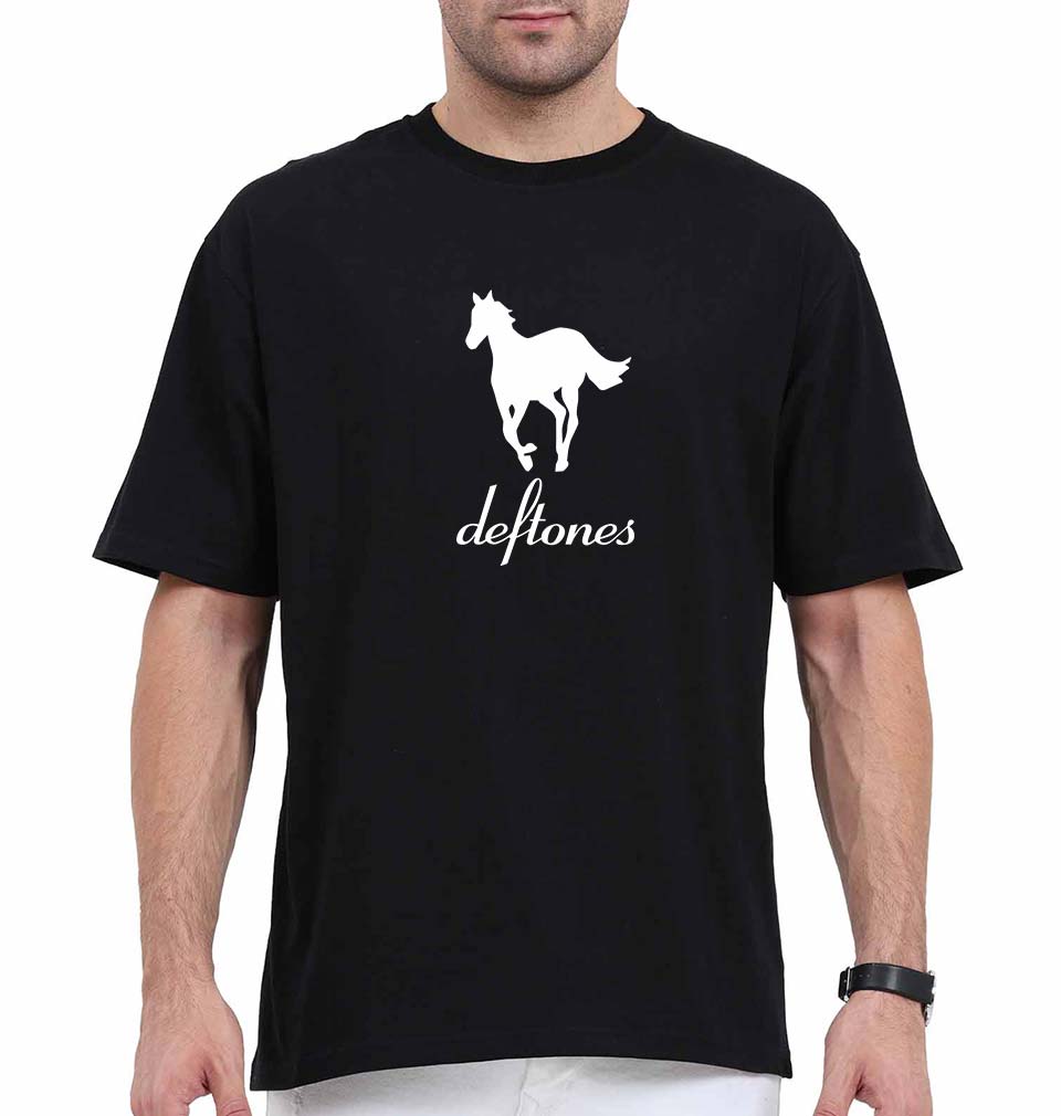 Deftones Oversized T-Shirt for Men-Black-Ektarfa.online