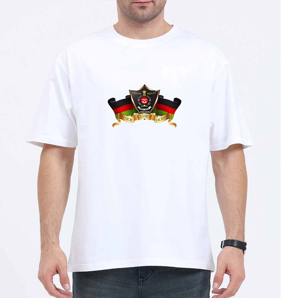 Assam Rifles Army Oversized T-Shirt for Men