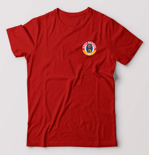 East Bengal FC T-Shirt for Men-Red-Ektarfa.online