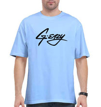 Load image into Gallery viewer, g-eazy Oversized T-Shirt for Men-Baby Blue-Ektarfa.online
