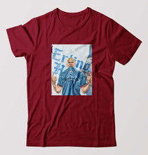 Load image into Gallery viewer, erling haaland T-Shirt for Men-Maroon-Ektarfa.online
