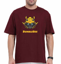 Load image into Gallery viewer, Transformers Bumblebee Oversized T-Shirt for Men-Maroon-Ektarfa.online
