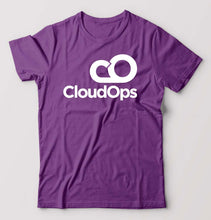 Load image into Gallery viewer, CloudOps T-Shirt for Men-Purple-Ektarfa.online
