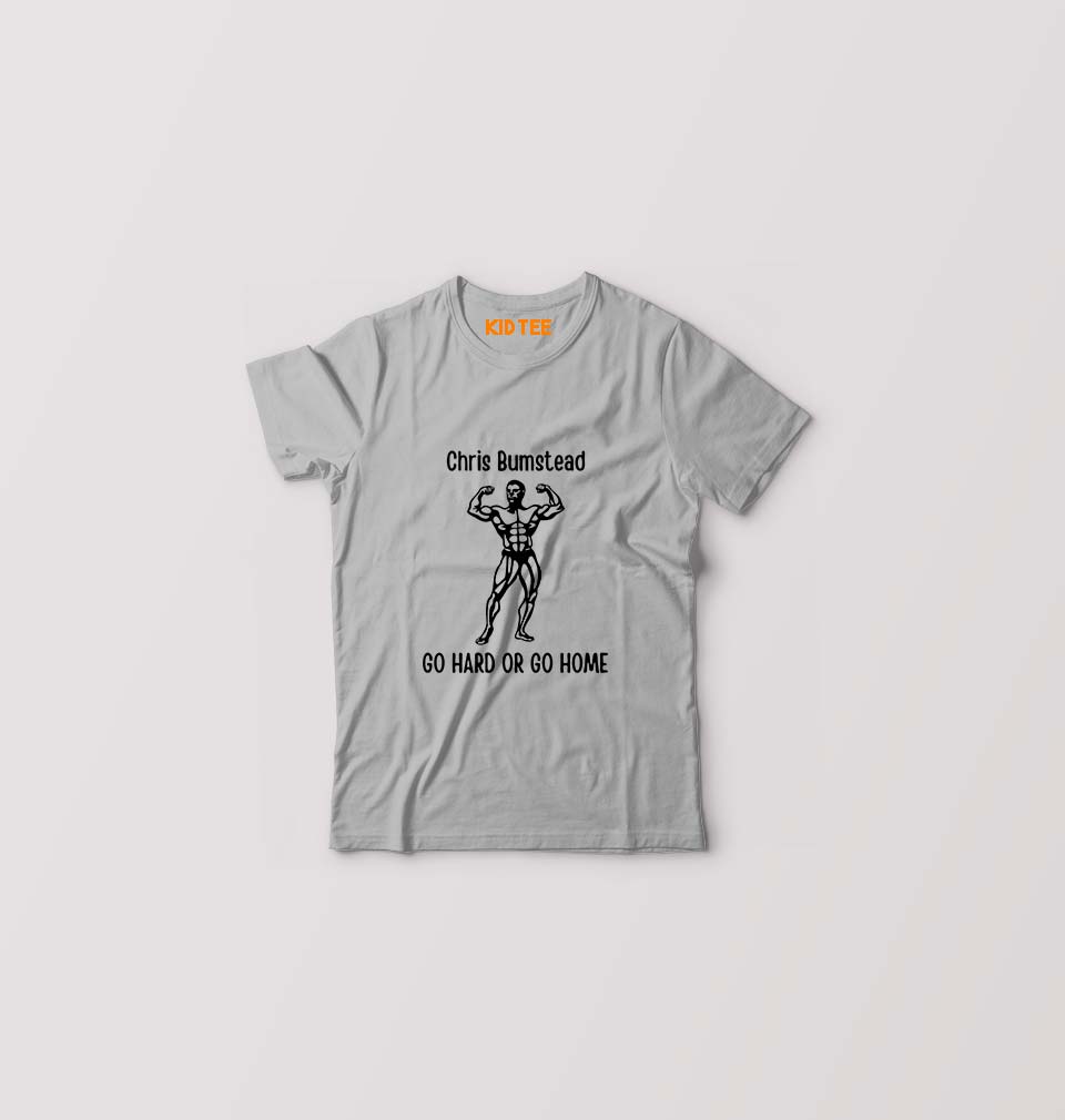 Chris Bumstead - CBUM Kids T-Shirt for Boy/Girl-Grey-Ektarfa.online