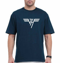 Load image into Gallery viewer, van halen Oversized T-Shirt for Men-Petrol Blue-Ektarfa.online
