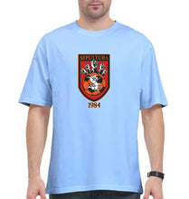 Load image into Gallery viewer, Sepultura Oversized T-Shirt for Men-Baby Blue-Ektarfa.online
