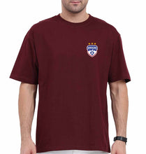 Load image into Gallery viewer, Bengaluru FC Oversized T-Shirt for Men-Maroon-Ektarfa.online
