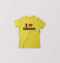 Load image into Gallery viewer, I LOVE DHONI T-Shirt for Boy/Girl-Yellow-Ektarfa.online
