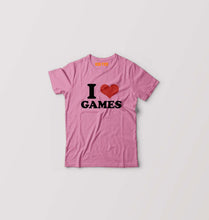Load image into Gallery viewer, I LOVE GAMES T-Shirt for Boy/Girl-Pink-Ektarfa.online
