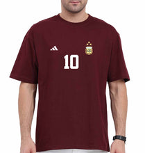 Load image into Gallery viewer, Argentina Fottball 10 Oversized T-Shirt for Men

