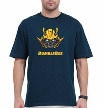 Load image into Gallery viewer, Transformers Bumblebee Oversized T-Shirt for Men-Petrol Blue-Ektarfa.online
