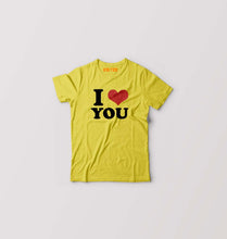 Load image into Gallery viewer, I LOVE YOU T-Shirt for Boy/Girl-Yellow-Ektarfa.online
