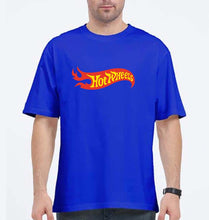 Load image into Gallery viewer, hot wheels Oversized T-Shirt for Men-Royal Blue-Ektarfa.online
