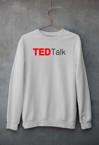 Ted Talk Sweatshirt for Men/Women-Grey Melange-Ektarfa.online