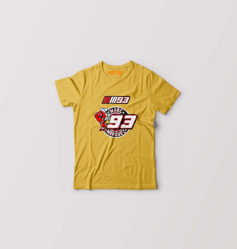 marc marquez T-Shirt for Boy/Girl-Golden Yellow-Ektarfa.online