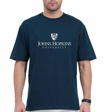 Load image into Gallery viewer, johns hopkins university Oversized T-Shirt for Men-Petrol Blue-Ektarfa.online
