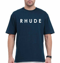 Load image into Gallery viewer, rhude Oversized T-Shirt for Men-Petrol Blue-Ektarfa.online
