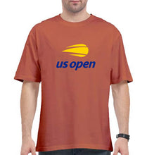 Load image into Gallery viewer, US Open Oversized T-Shirt for Men-Coral-Ektarfa.online
