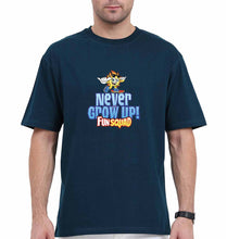 Load image into Gallery viewer, fun squad Oversized T-Shirt for Men-Petrol Blue-Ektarfa.online

