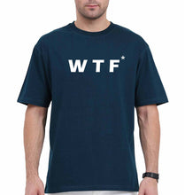 Load image into Gallery viewer, WTF Oversized T-Shirt for Men-Petrol Blue-Ektarfa.online

