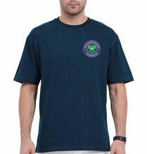 Load image into Gallery viewer, wimbledon Oversized T-Shirt for Men-Petrol Blue-Ektarfa.online
