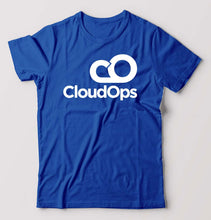 Load image into Gallery viewer, CloudOps T-Shirt for Men-Royal Blue-Ektarfa.online
