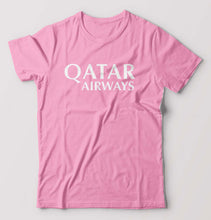 Load image into Gallery viewer, Qatar Airways T-Shirt for Men-Light Baby Pink-Ektarfa.online
