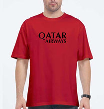 Load image into Gallery viewer, Qatar Airways Oversized T-Shirt for Men-Ektarfa.online
